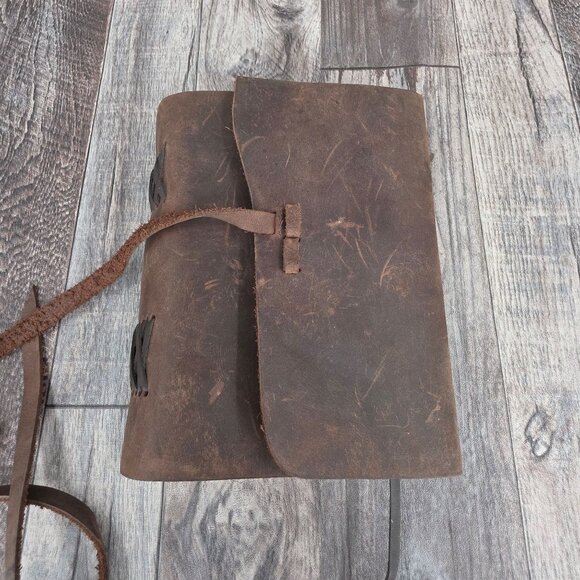 Jofelo Refillable Leather Bound Journal Handmade Writing Antique Vintage Diary - Picture 9 of 11
